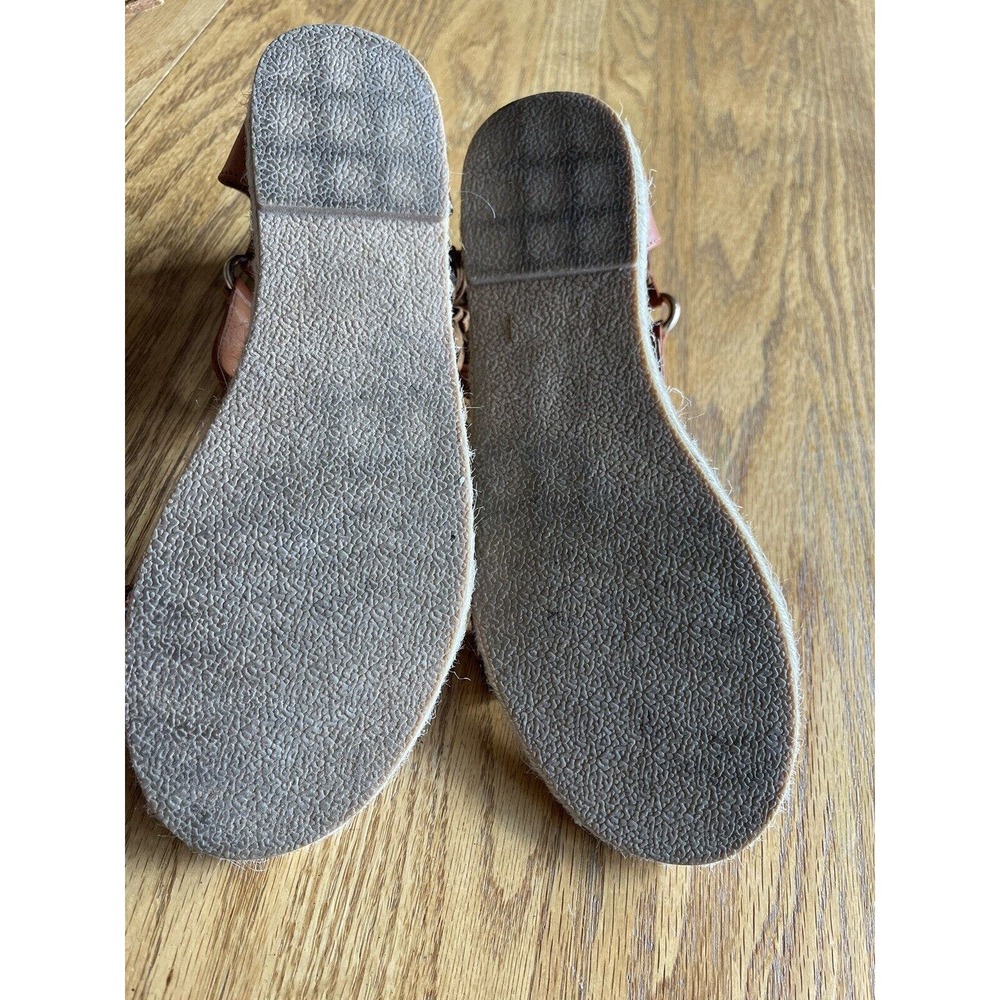 385 Fifth Sandal Women’s 9 Brown Tassel Flat - Picture 5 of 7